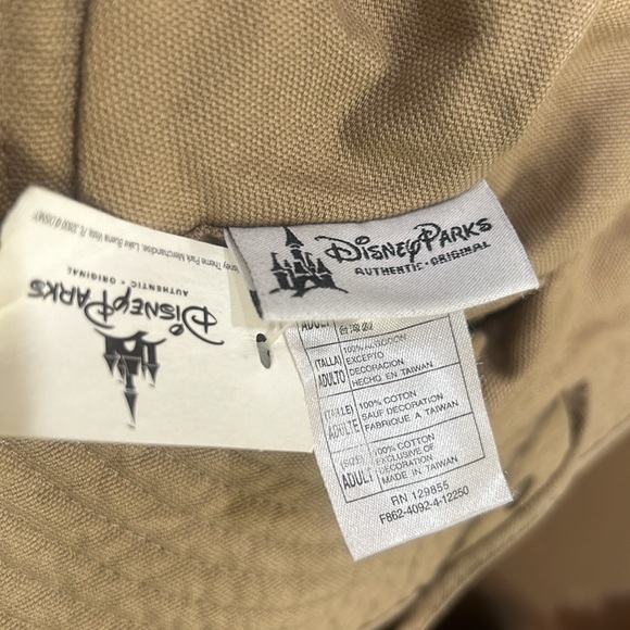 Walt Disney World Bucket/Safari  khaki hat - Picture 10 of 11